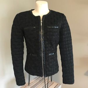 Michael Kors “Moto” jacket with full front zipper